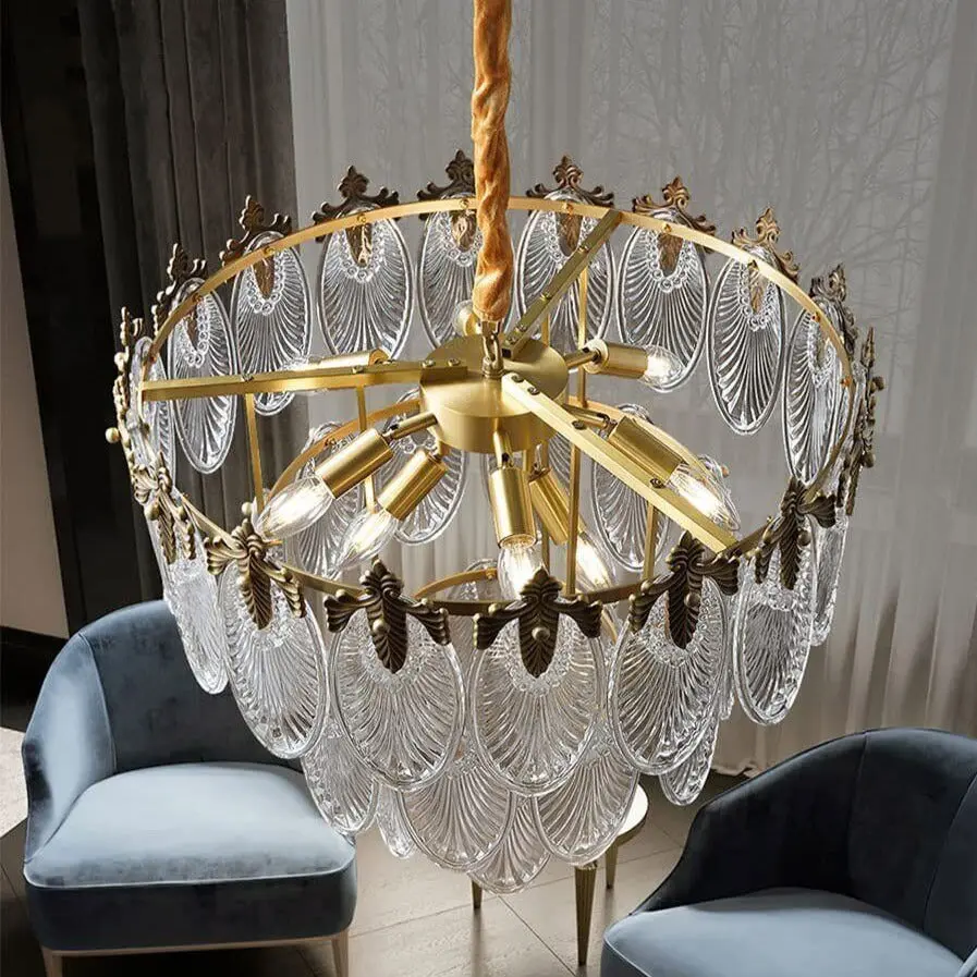 Crystal Leaf Kitchen Pendant Light - Image 3