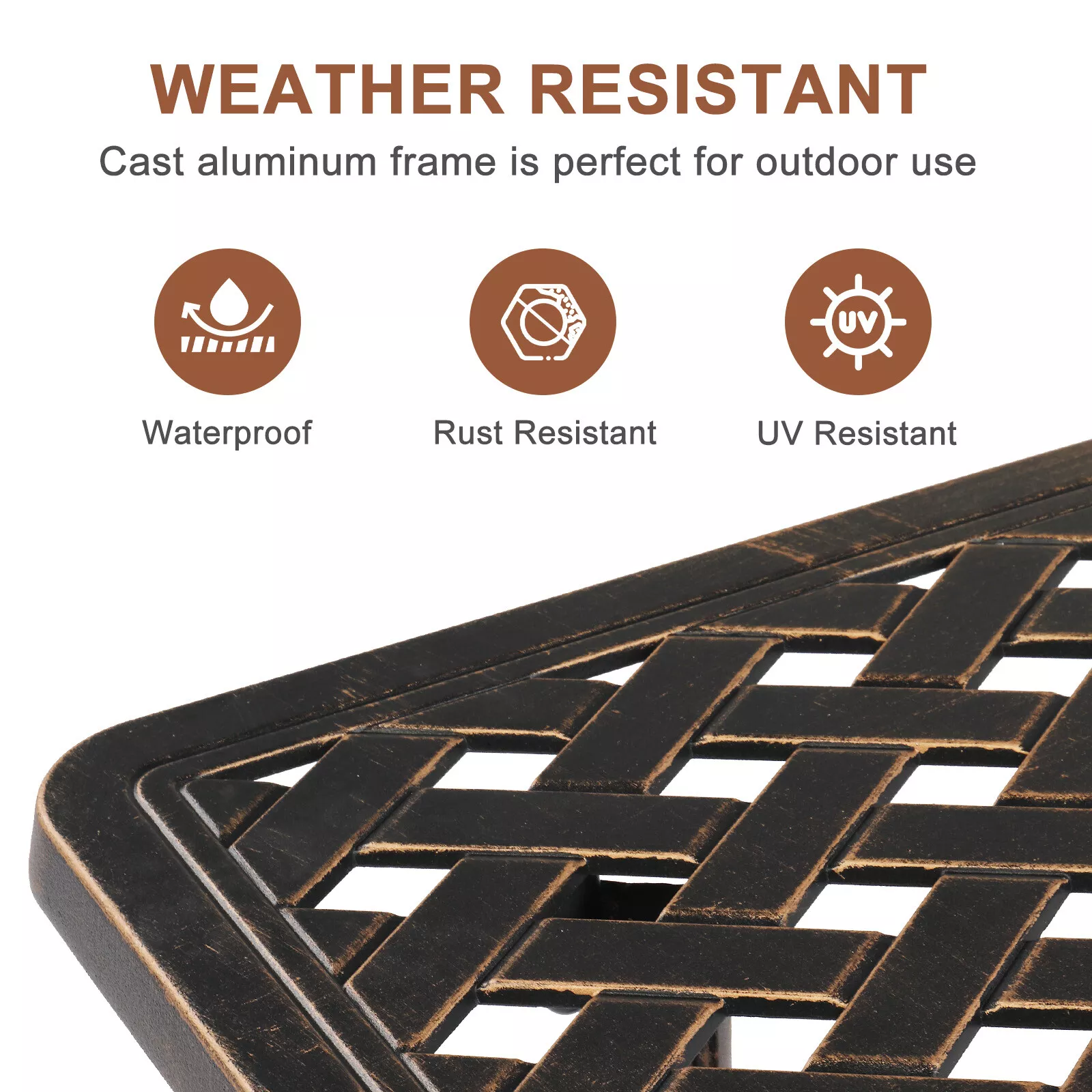 Dana Outdoor Patio Coffee Table - Image 4