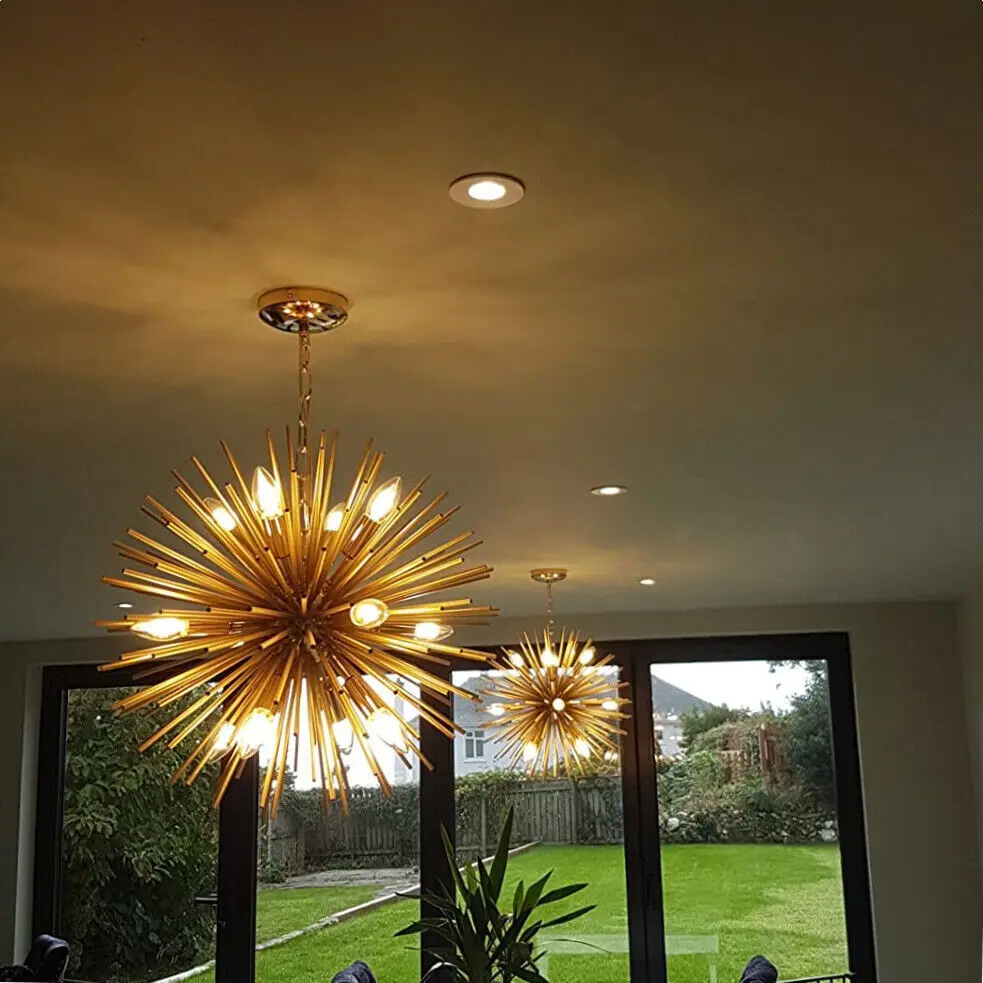 Fireworks Sputnik Modern Dining Room Chandelier - Image 5