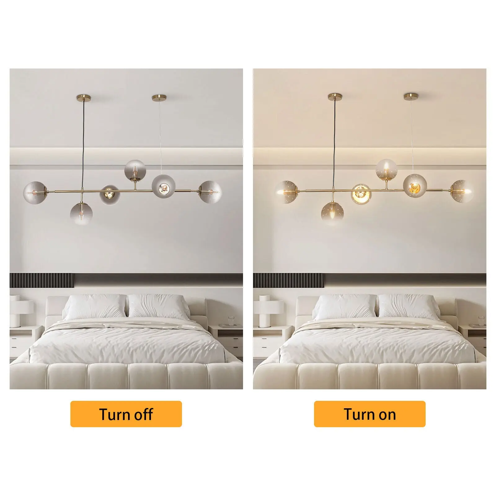 Globe Bubble Dining Room Chandelier - Image 4