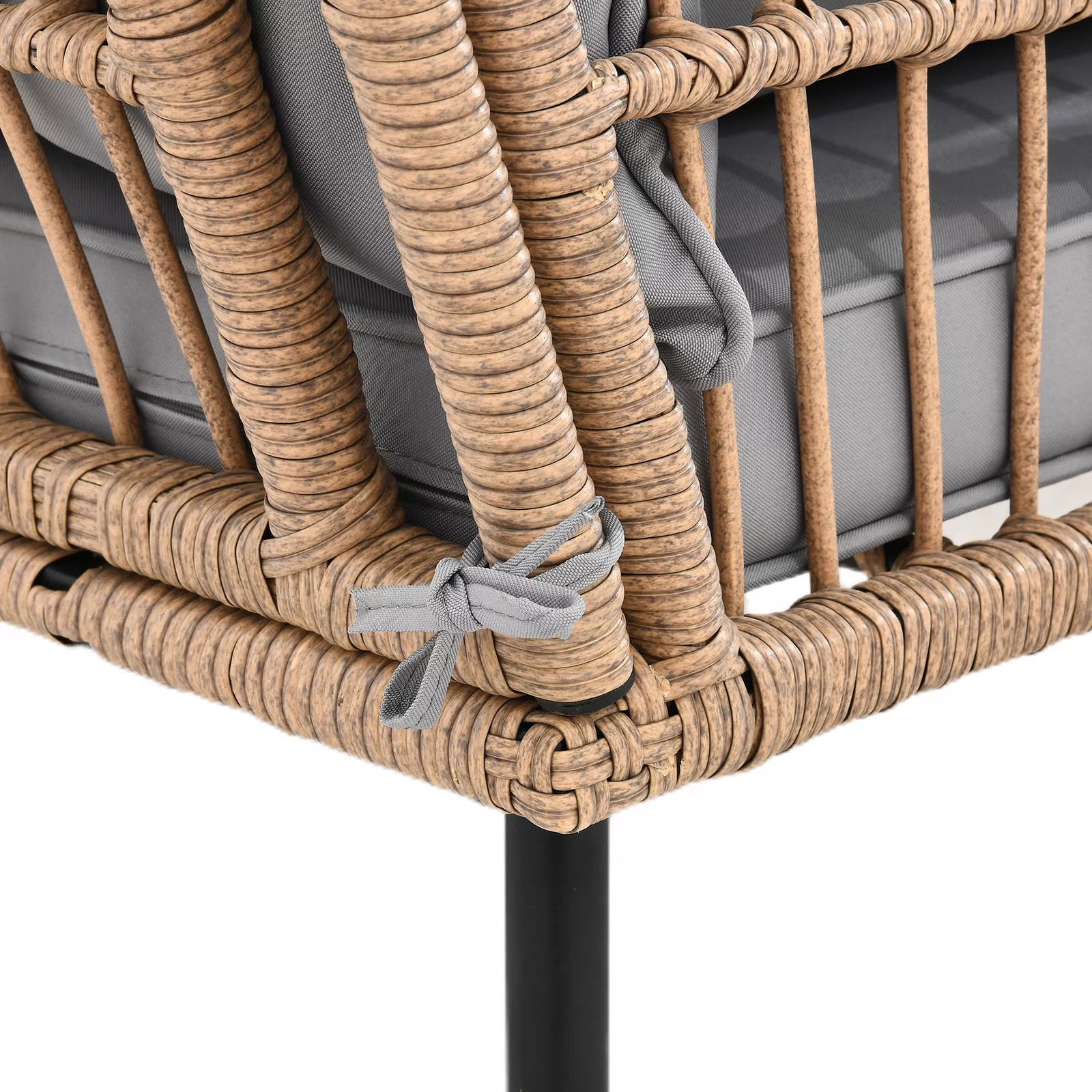 Kent Outdoor Patio L Shape Sectional Couch Set - Image 3