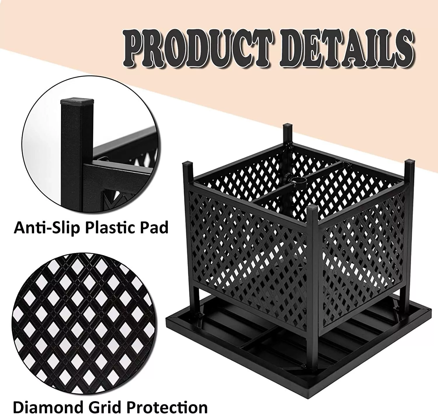 Kiran Outdoor Patio Coffee Table - Image 3