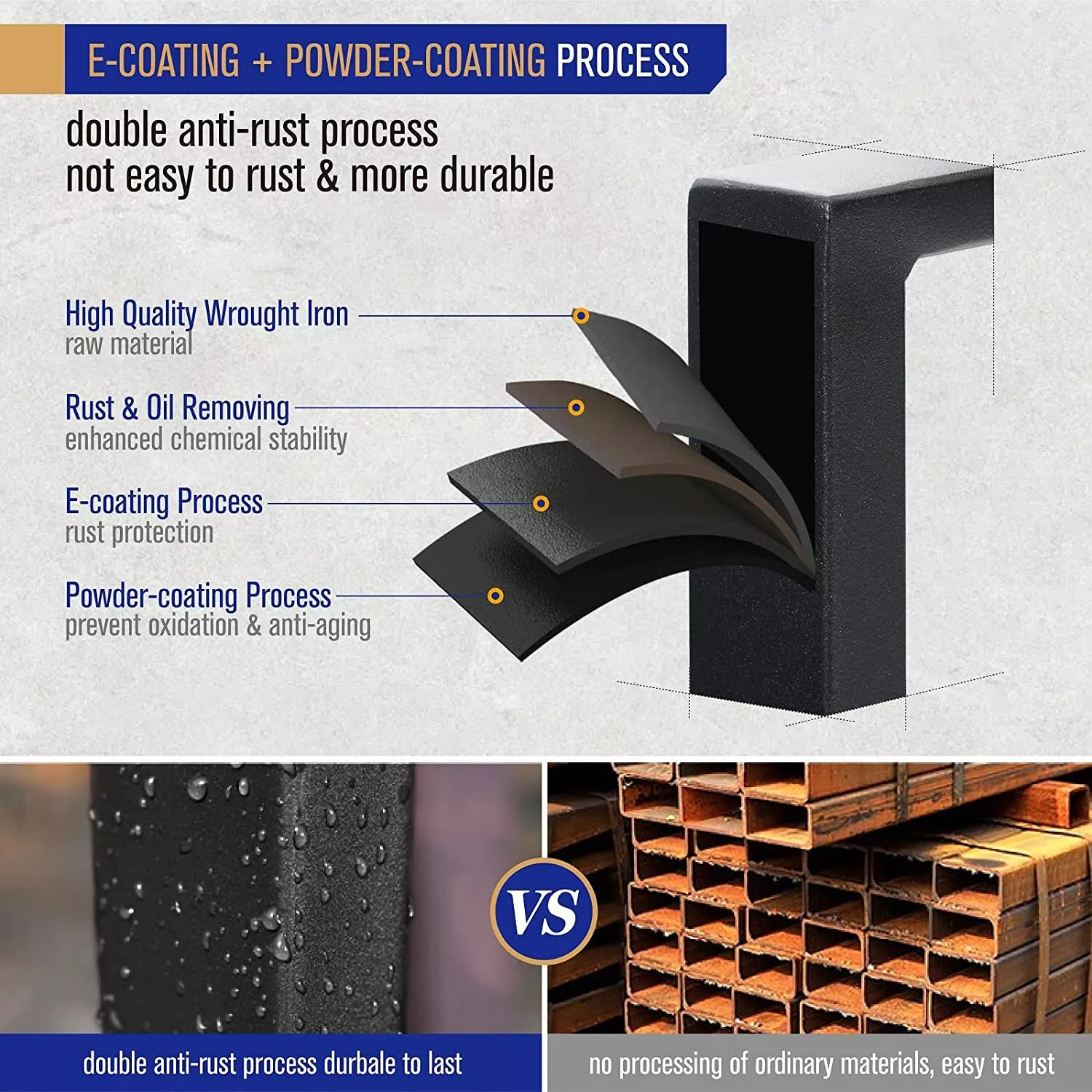 Kiran Outdoor Patio Coffee Table - Image 5