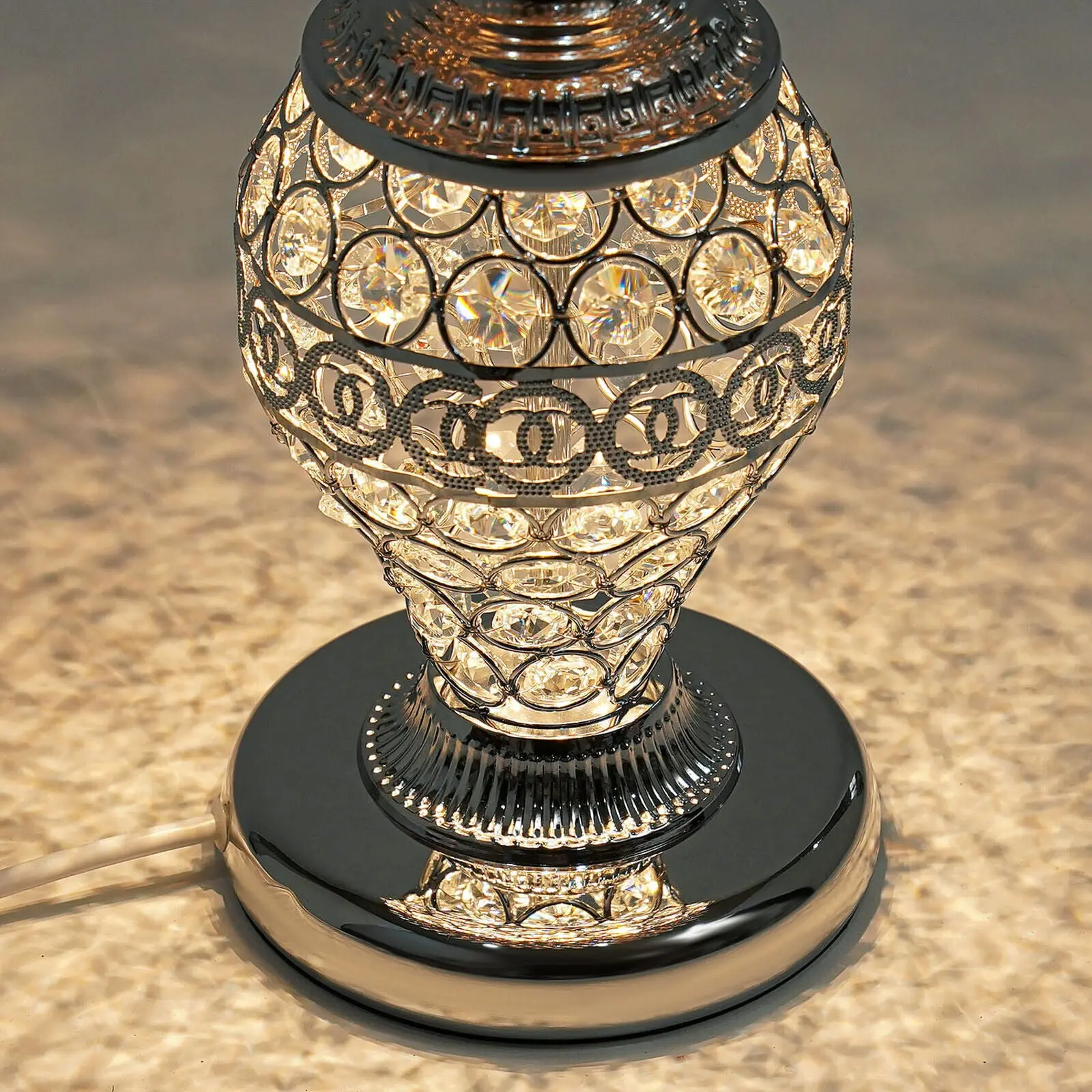 Luxury Crystal Bedside Table Lamp - Image 4