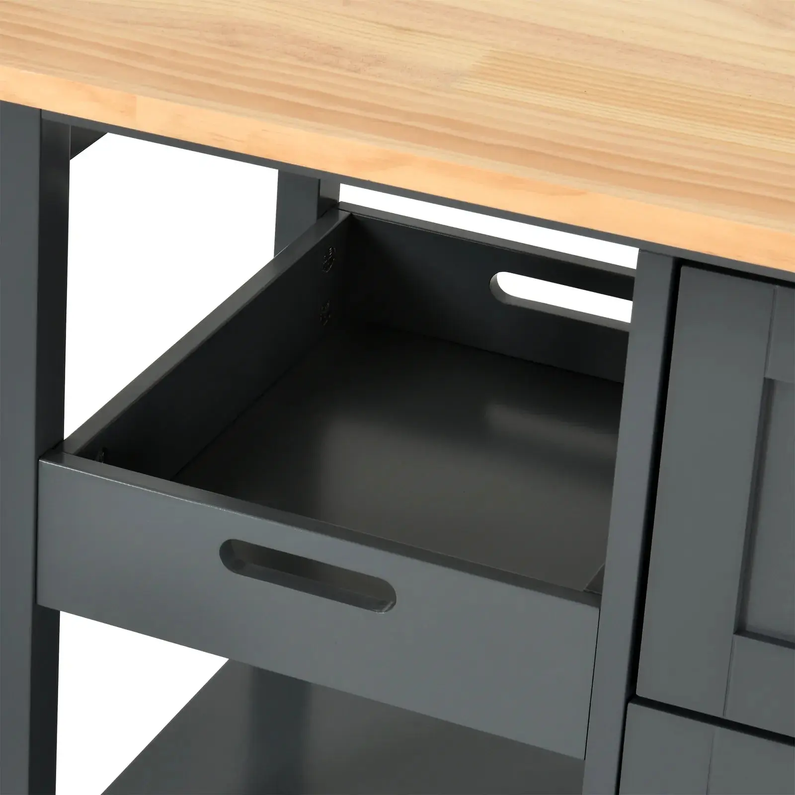 Mae Small Rolling Kitchen Island - Image 6