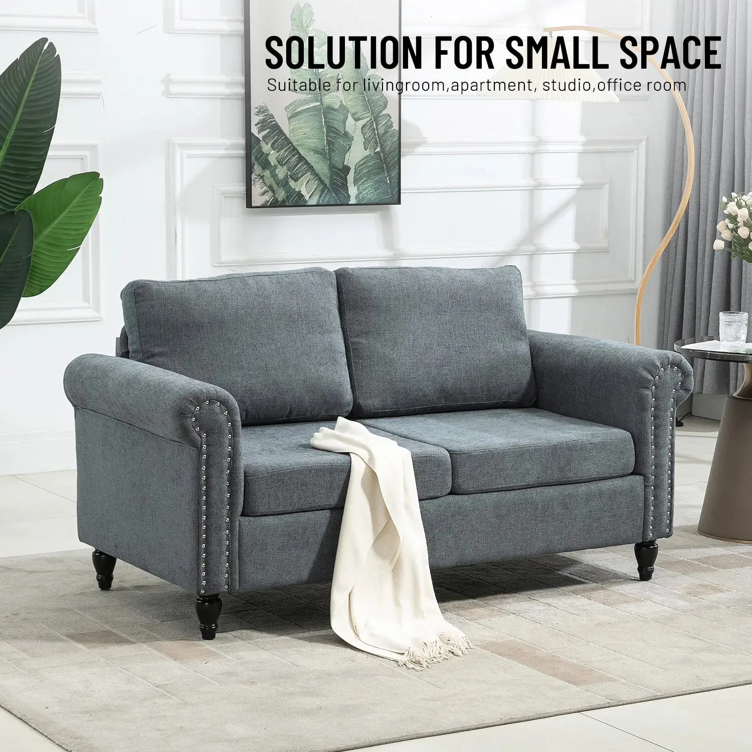 Mid-Century Loveseat Couch - Image 3