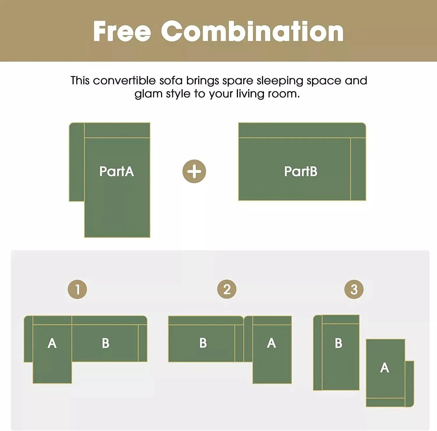 Modern Modular L Shaped Sectional Couch - Image 5