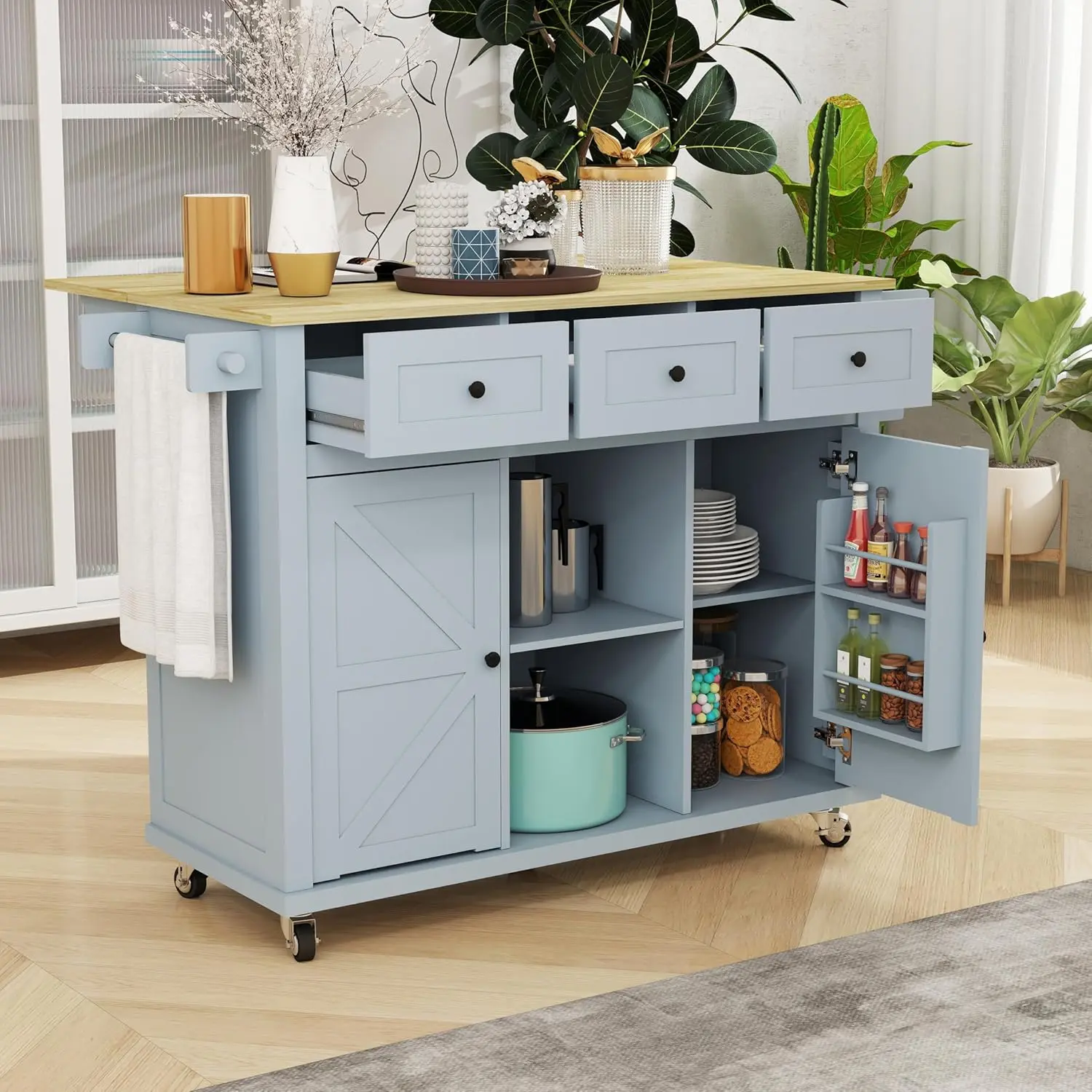 Kitchen Island & Cart