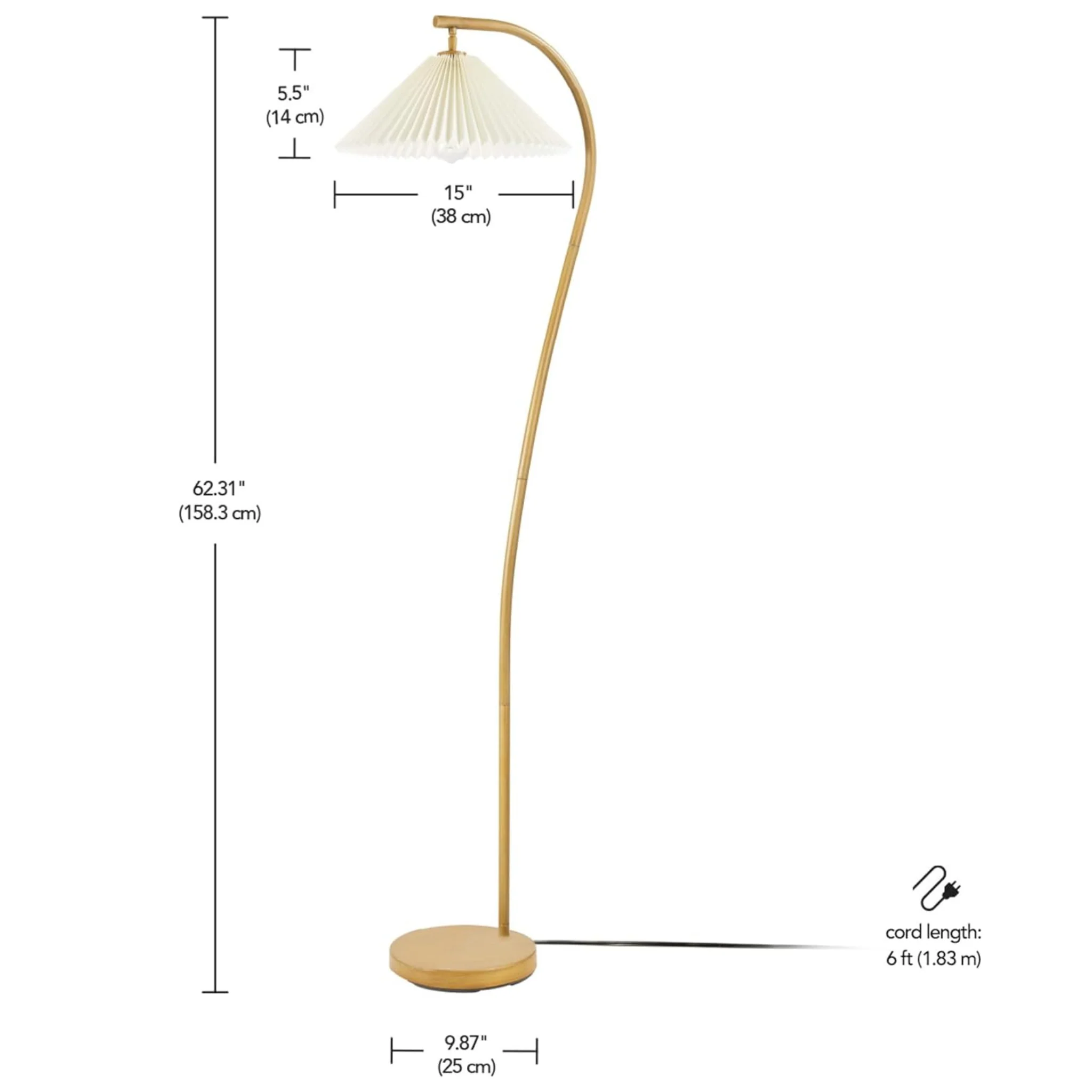 Novogratz 62" Floor Lamp - Image 3