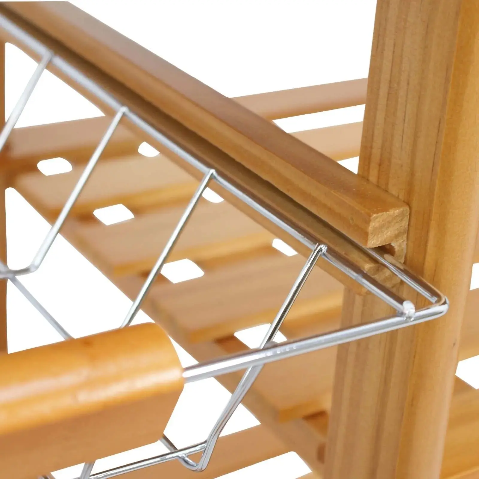 Owen Wood Rolling Kitchen Island Cart - Image 8