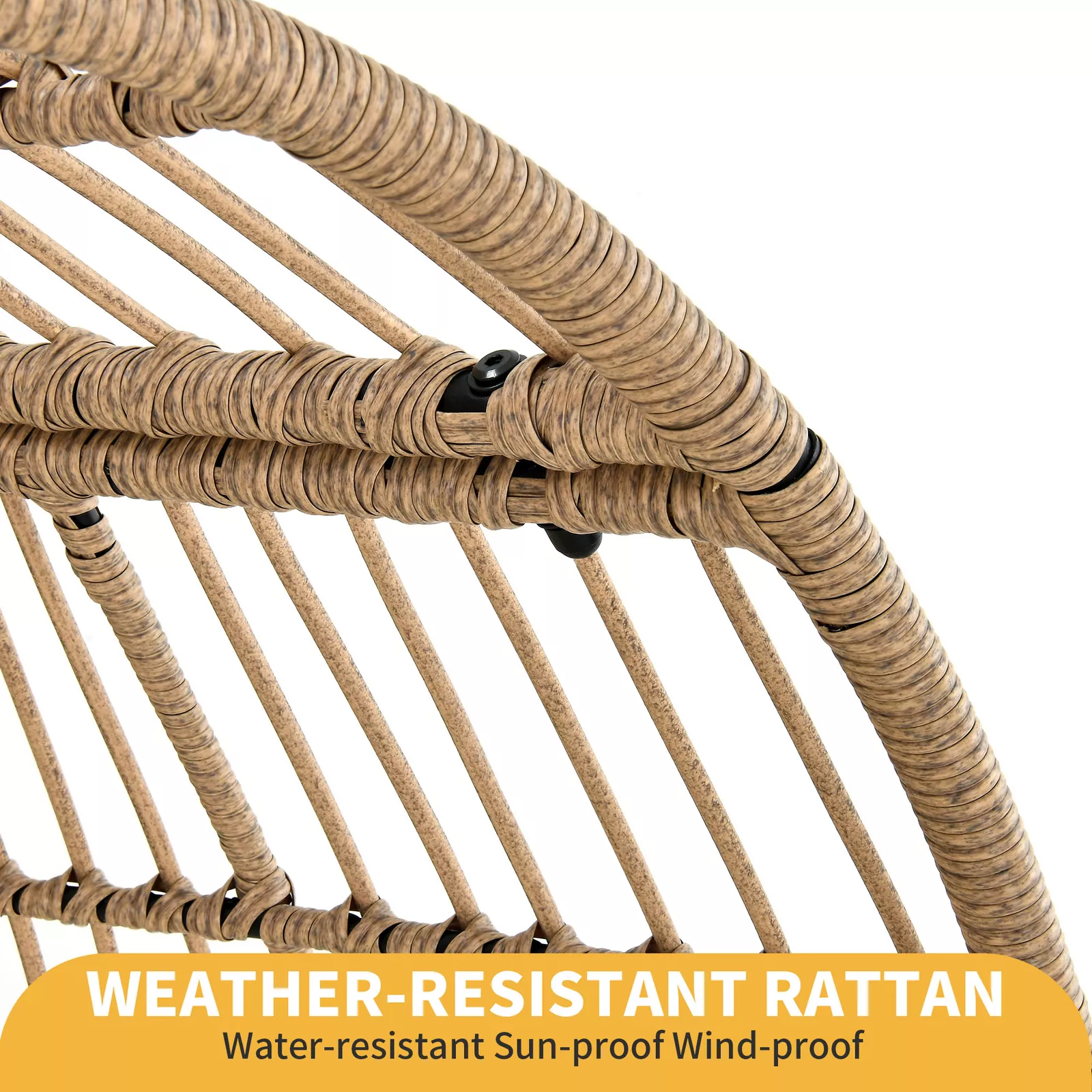 Reeves Outdoor Patio Egg Chair - Image 6