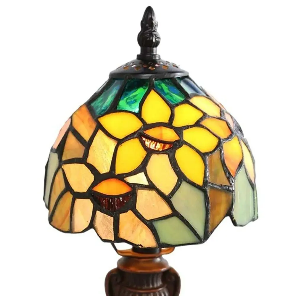 Sunflower Tiffany Bedside Table Lamp - Image 3