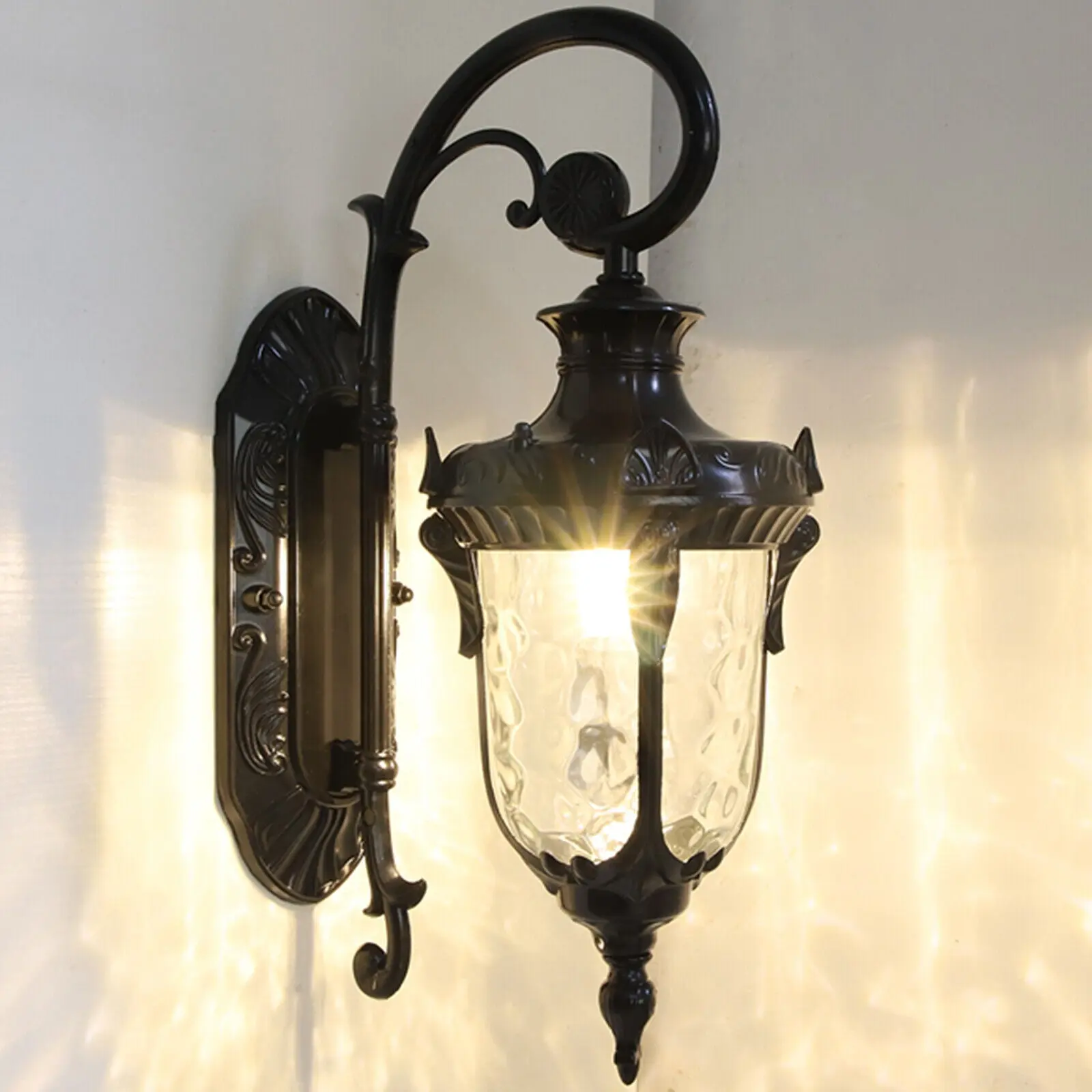 Vintage Lantern Outdoor Wall Light - Image 3