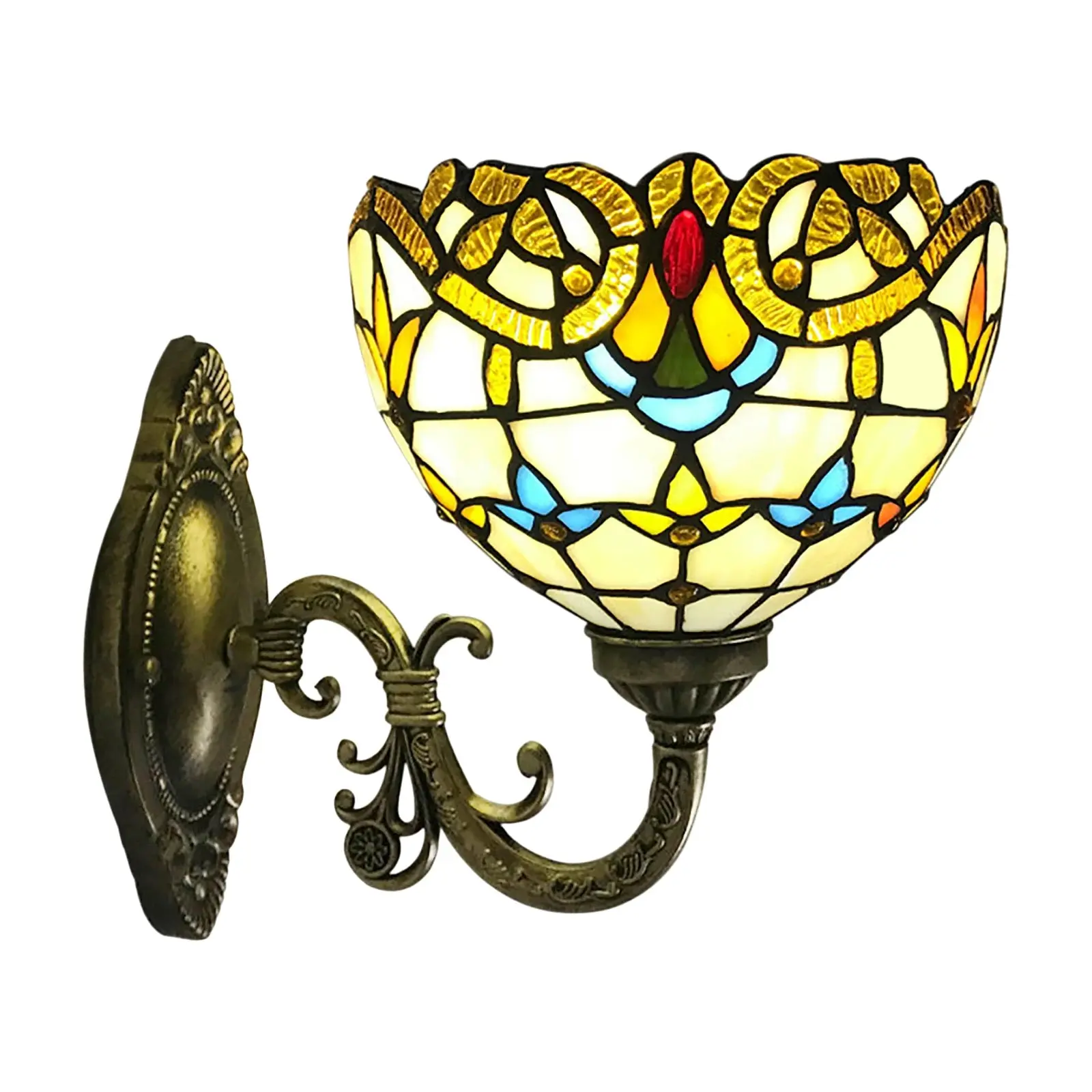 Vintage Tiffany Wall Scone Light - Image 3