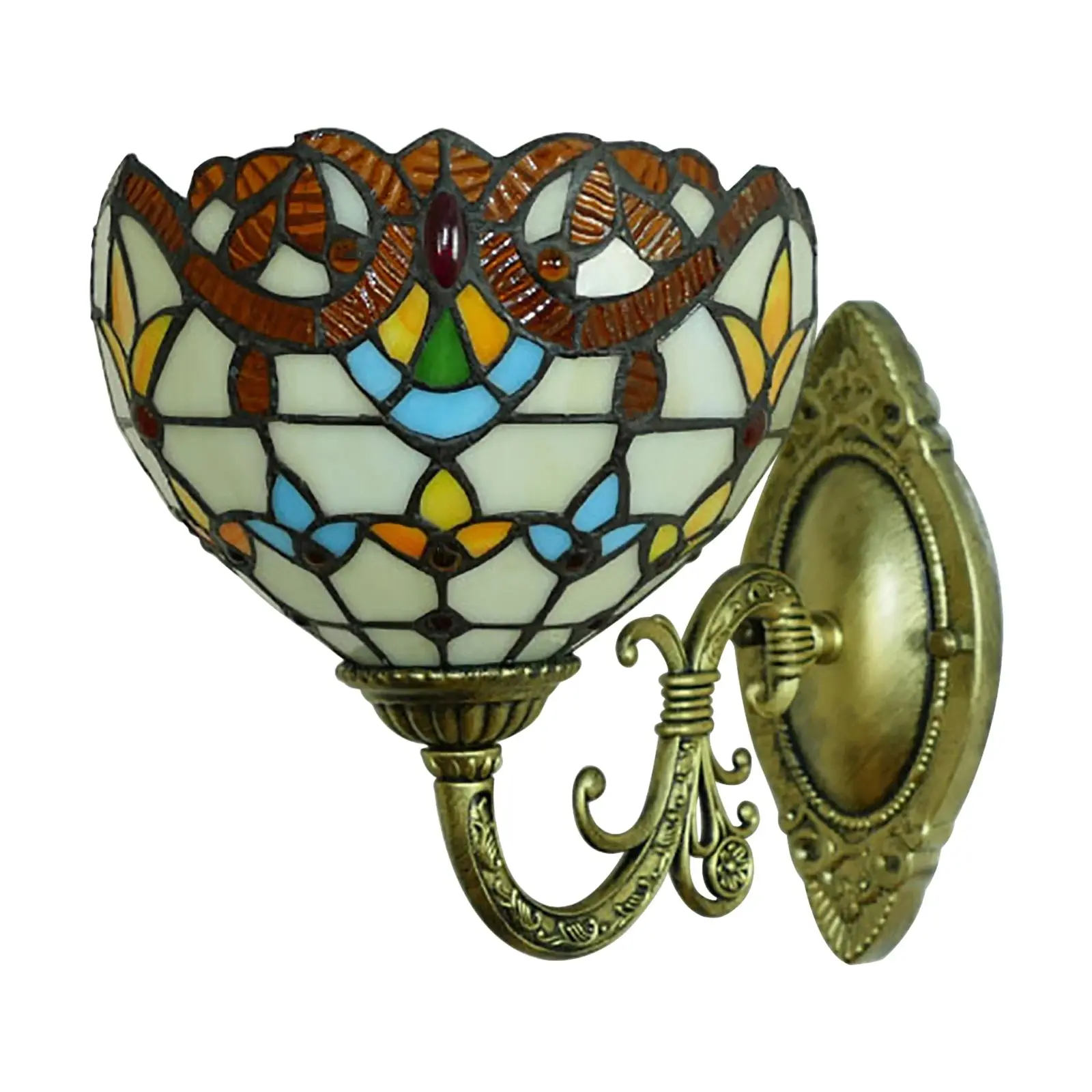 Vintage Tiffany Wall Scone Light - Image 4