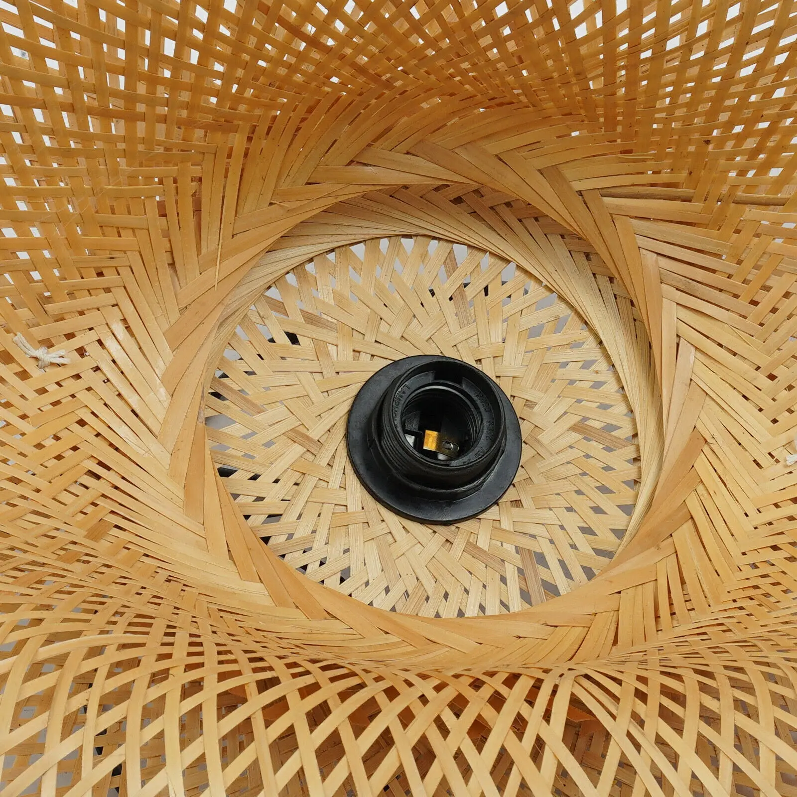 Wicker Bamboo Kitchen Pendant Light - Image 6