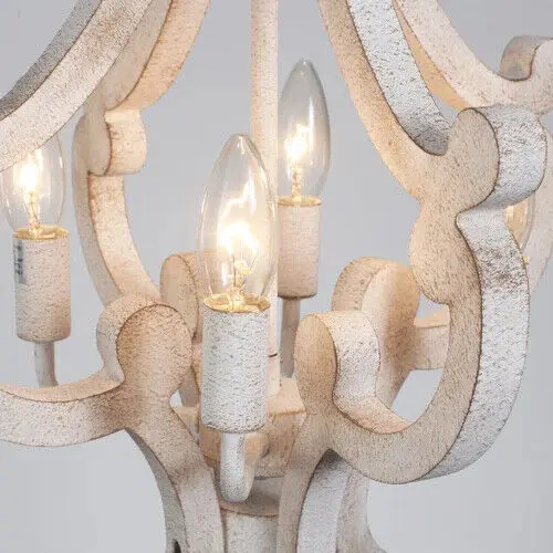 Wooden Rustic Dining Room Chandelier - Image 3